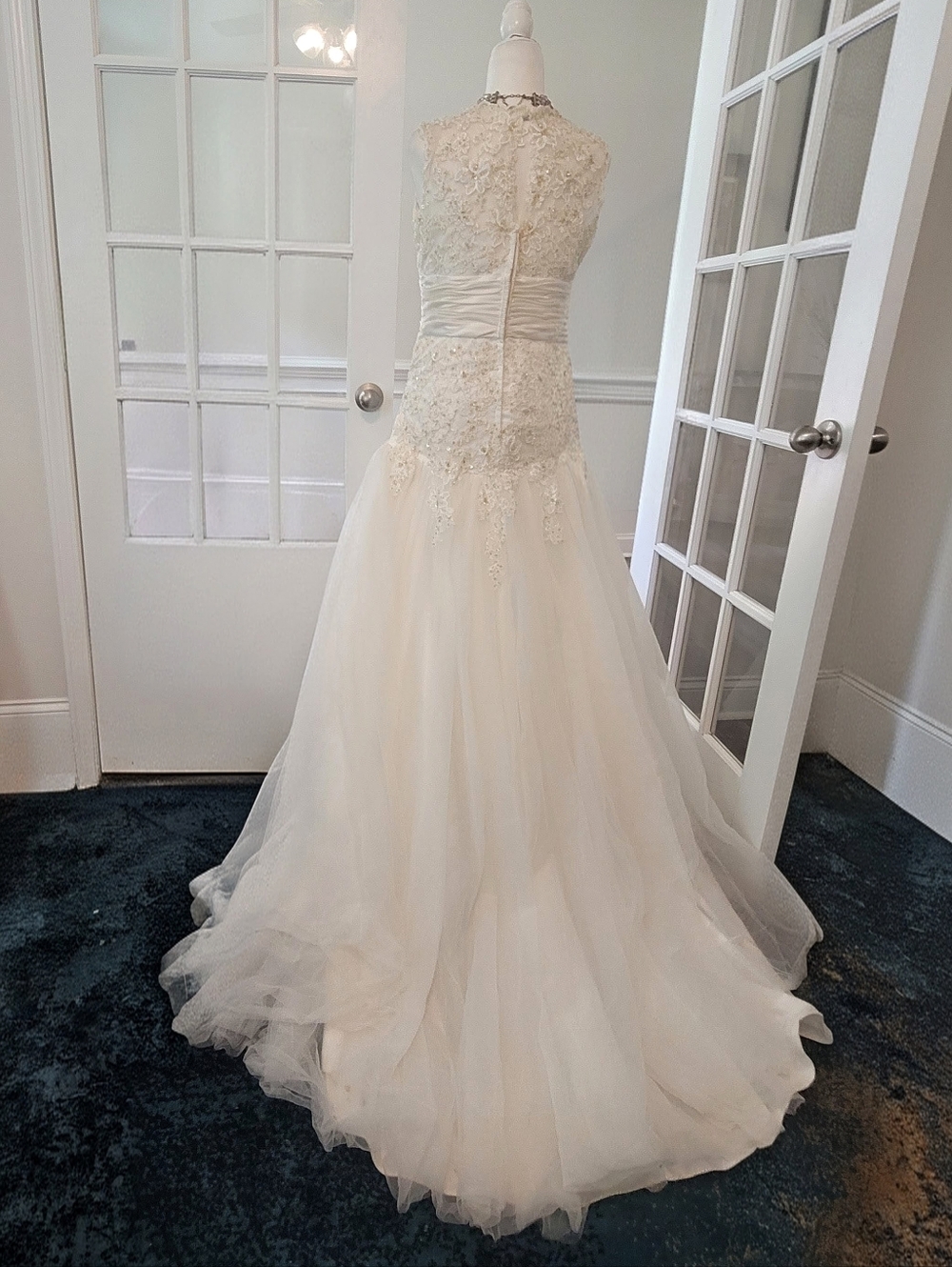 Alfred Angelo Ivory Wedding Dress Label Detail